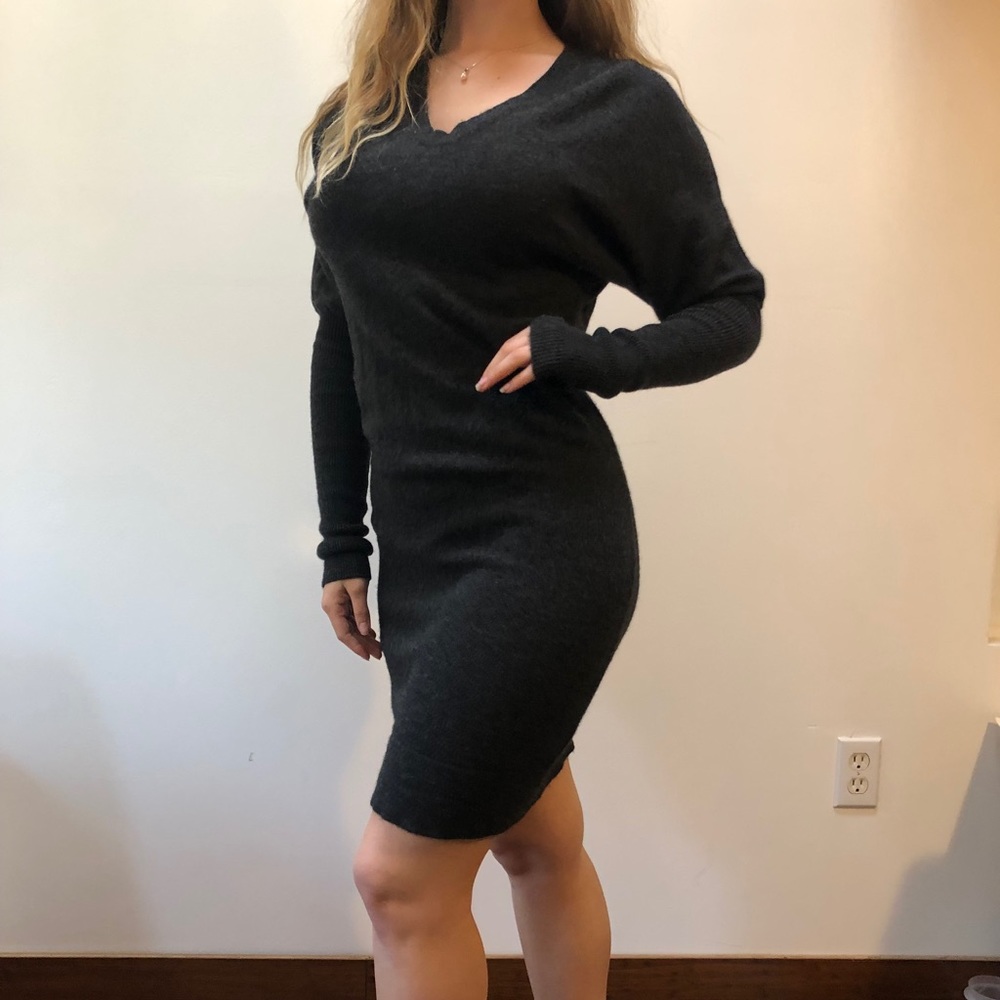 Vince grey cashmere dress